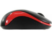 OKLICK Wireless Optical Mouse 605SW  Black&Red (RTL)USB 3btn+Roll 384110 