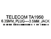 Telecom TA1950  Переходник Jack6.3-M -- Jack3.5-F