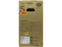 Miditower Cooler Master MCW-L5S3-KANN-01 MasterBox Lite 5 Black&Black ATX без БП, с окном