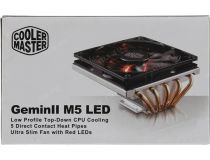 Cooler Master RR-T520-16PK GeminII M5 LED(4пин,775/1155/1366/AM2-FM2,30дБ,500-1600об/мин,тепл.тр)