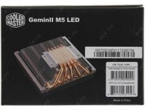 Cooler Master RR-T520-16PK GeminII M5 LED(4пин,775/1155/1366/AM2-FM2,30дБ,500-1600об/мин,тепл.тр)