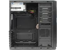 Miditower PowerCool S2002BK  ATX 500W (24+2x4+6пин)