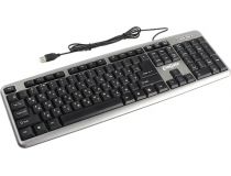 Клавиатура ExeGate LY-401 Silver&Black  USB  104КЛ  264086 