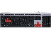 Клавиатура ExeGate LY-401 Silver&Black  USB  104КЛ  264086 