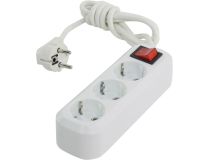Удлинитель Smartbuy SBE-16-3-1.5-ZS White  1.5м (3 розетки)