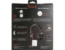 Наушники с микрофоном Bloody M510 Black (шнур 1.3+1м, с регулятором громкости)