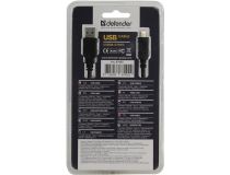 Defender 87492 Кабель USB AM-- USB-C M 1м