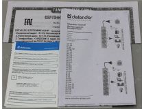 Сетевой фильтр Defender DFS 751 1.8м  (5 розеток, 2xUSB) 99751 