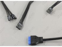 Miditower GameMax G561-White (Blue LED) ATX без БП, с окном