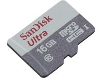 SanDisk Ultra SDSQUNS-016G-GN3MN microSDHC Memory Card 16Gb UHS-I U1 Class10
