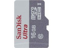 SanDisk Ultra SDSQUNS-016G-GN3MN microSDHC Memory Card 16Gb UHS-I U1 Class10