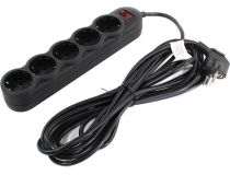Сетевой фильтр SVEN SF-05L Black  5м (5 розеток)