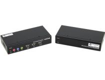 Multico EW-KEX50DU (клавUSB+мышьUSB+DVI+Audio+Mic, до 50метров через 2 кабеля кат.5e)+б.п.