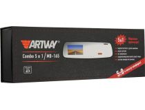 Artway MD-165 (2xCam, 1920х1080, 170°/140°, LCD 5 , GPS, G-Sens, Radar-detect, microSDHC, мик, Li-Ion)