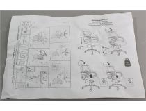  7004042 Офисное кресло Chairman 696 TW-04 серый (спинка серая сетка, сиденье чёрная ткань)