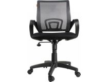  7004042 Офисное кресло Chairman 696 TW-04 серый (спинка серая сетка, сиденье чёрная ткань)