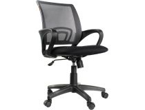  7004042 Офисное кресло Chairman 696 TW-04 серый (спинка серая сетка, сиденье чёрная ткань)