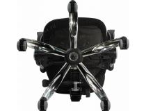  7002745 Офисное кресло Chairman 9801 хром 15-21 чёрный N-A