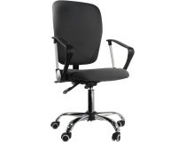  7002746 Офисное кресло Chairman 9801 хром 15-13 серый N-A