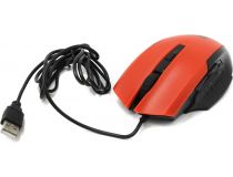 JETACCESS Comfort Mouse OM-U54 Red  (RTL) USB 6btn+Roll
