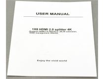 Orient HSP0108H-2.0 HDMI Splitter (1in - 8out, ver2.0) + б.п.