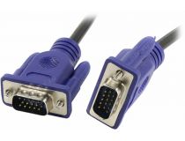 TV-COM QCG120H-3м Кабель монитор - SVGA card (15M -15M) 3м 2 фильтра