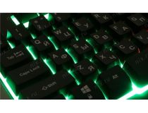 Клавиатура OKLICK 710G  USB 104КЛ, подсветка клавиш  476393 