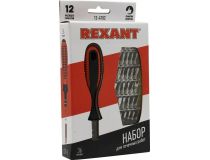 Rexant 12-4702 Отвёртка с набором бит (37 предметов)