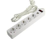 Сетевой фильтр Smartbuy SBSP-30U-W  3м (5 розеток + 2 USB)