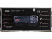 Клавиатура Bloody B130  USB  106КЛ, подсветка клавиш