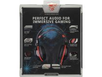 Наушники с микрофоном Bloody G300 Black-Red (шнур 1.8м, с регулятором громкости)