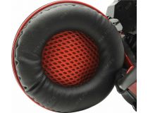 Наушники с микрофоном Bloody G300 Black-Red (шнур 1.8м, с регулятором громкости)