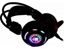 Наушники с микрофоном Bloody G300 Black-Red (шнур 1.8м, с регулятором громкости)