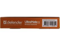 Клавиатура Defender UltraMate Wireless SM-535 USB  104КЛ + 4КЛМ/Мед 45535 