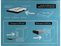 Procase L2-108-SATA3-BK HotSwap корзина 8xSATA/SAS 2.5 