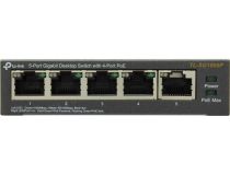 TP-LINK TL-SG1005P 5-Port Gigabit Desktop Switch (1UTP 1000Mbps+ 4UTP 1000Mbps PoE)