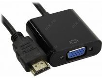 Кабель-адаптер HDMI (M) -- VGA (15F) + audio (питание miсroUSB)