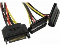 Orient C574 Разветвитель питания 1SATA M- 2SATA F, Г-образный