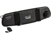 Digma FreeDrive 303 MIRROR DUAL Black (2xCam, 1920х1080/640x480, 120°/90°, LCD 4.3 , microSDHC, мик, Li-Ion)
