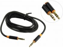 JETACCESS JA-AC02 1.5м Black Кабель Jack3.5-M -- Jack3.5-M 1.5м