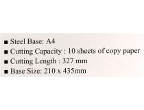 13016 Резак роликовый KW-triO (A4, металлическая база, 10 листов)