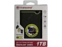 TRANSCEND StoreJet 25M3 TS1TSJ25M3G USB3.1 Portable 2.5  HDD 1Tb EXT (RTL)