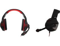 Наушники с микрофоном SVEN AP-G890MV Black-Red (с регулятором громкости, шнур 2.2м)