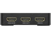 Greenconnect GL-vA03 HDMI Splitter (1in -  2out, ver2.0) +б.п.