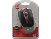 SmartBuy One Wireless Optical Mouse SBM-352AG-RK (RTL) USB 4btn+Roll, беспроводная