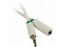 Greenconnect GCR-STM1662-0.5m Кабель удлинительный Jack3.5-F -- Jack3.5-M 0.5м