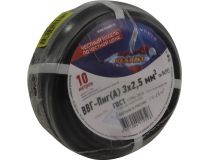 Кабель силовой плоский, ВВГ-Пнг(А) 3х2.5мм2  бухта 10м Rexant 01-8212-10 