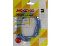 Defender Кабель Jack3.5-M --  Jack3.5-M 1.2м 87512 