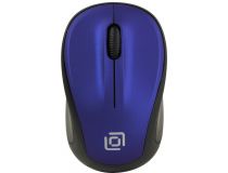 OKLICK Wireless Optical Mouse 665MW  Black&Blue  (RTL) USB 3btn+Roll 1025132 