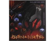 Наушники с микрофоном Dialog Gan-Kata HGK-28C (шнур 2.2м, с регулятором громкости)